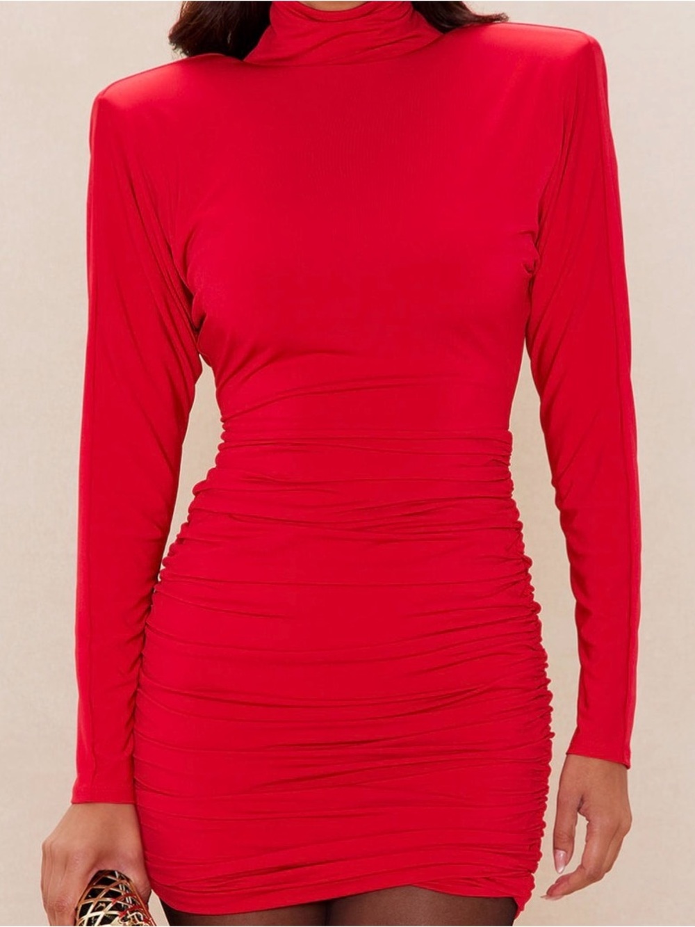 NWT FASHION NOVA LUXE Knit Mini Red Dress Sz XL